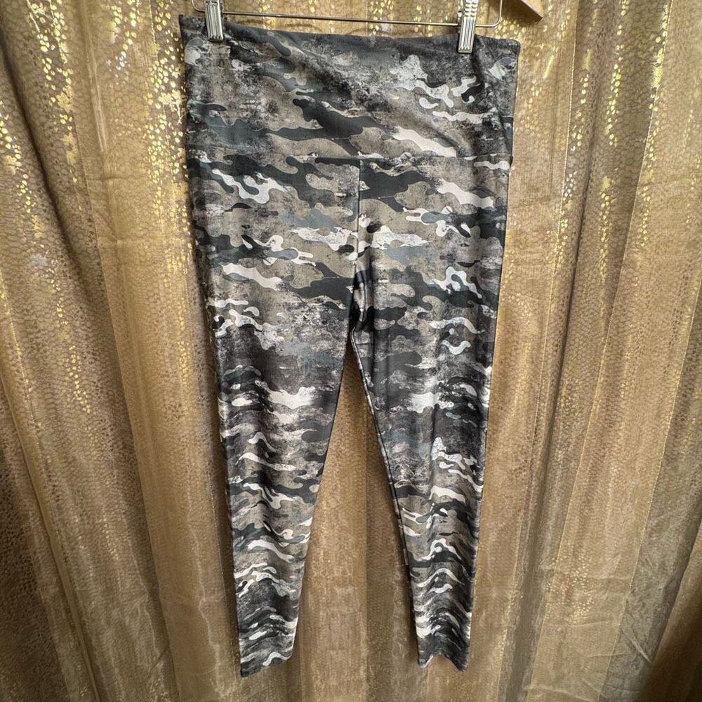 Onzie Flow High Rise Legging Marble Camo Yoga Leggings Large